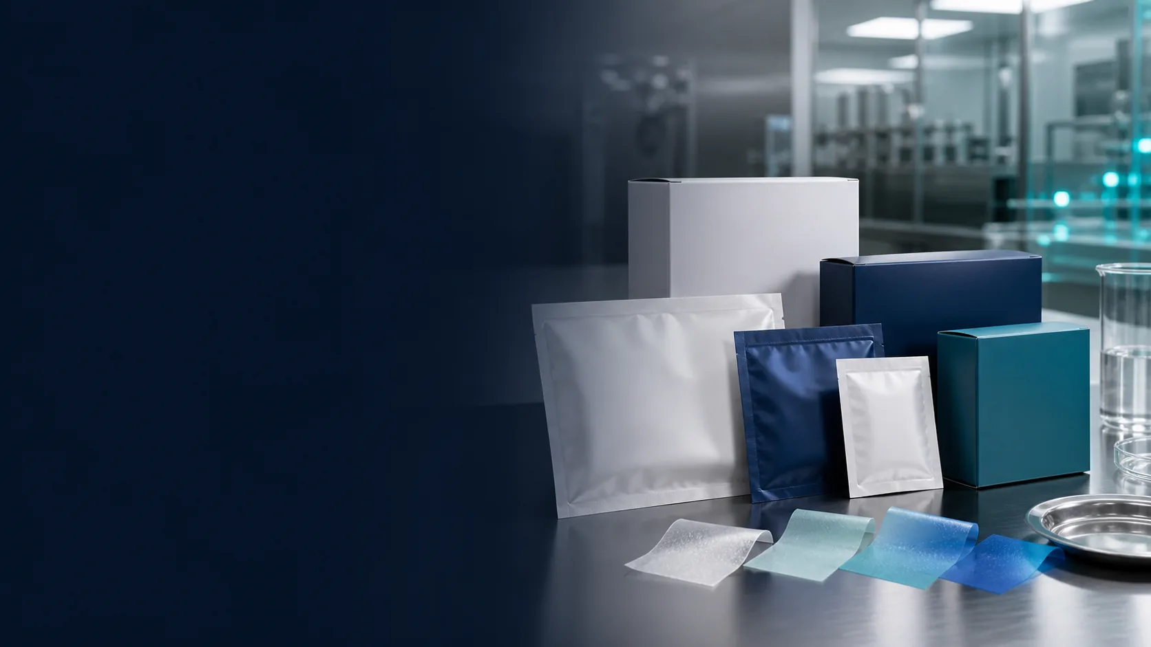 Unbranded sports oral film pouches cartons and product samples