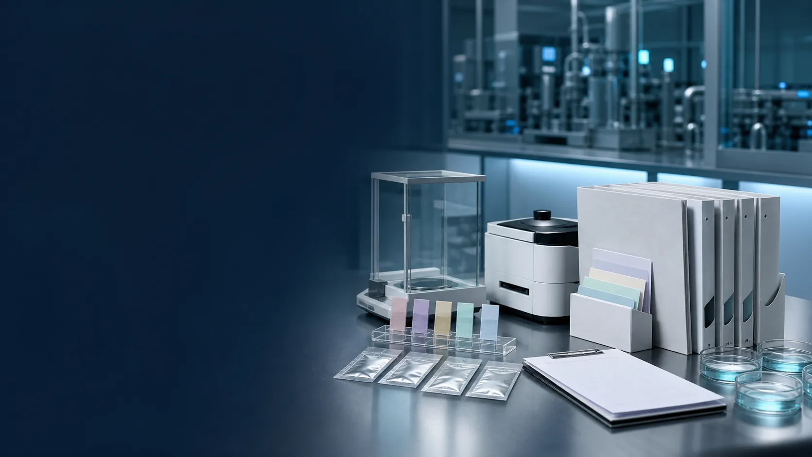 Oral film samples quality instruments and blank certification folders