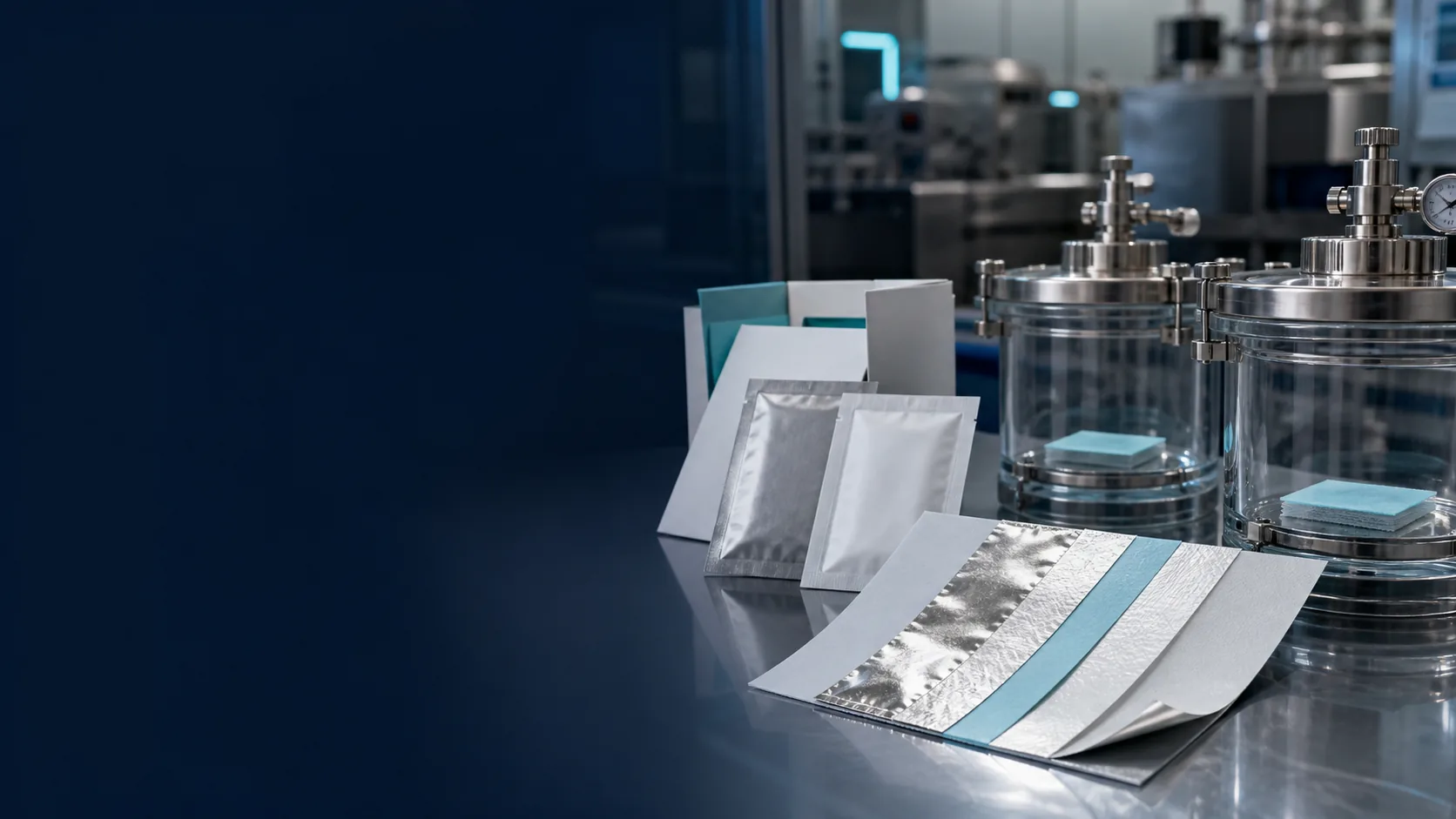 Foil barrier layers sealed oral film pouches and moisture testing vessels