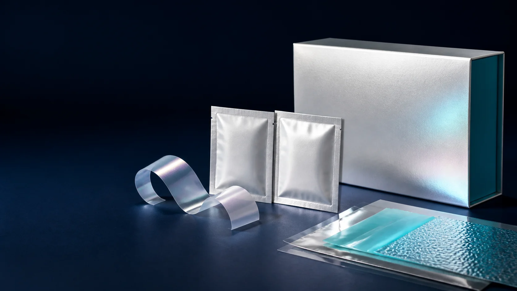 Premium blank high-barrier pouches and carton for peptide oral films