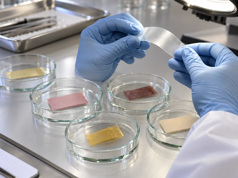 Physical evaluation of oral film prototypes