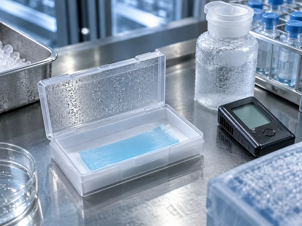 CJC-1295 oral film feasibility sample in a controlled cold-chain laboratory setting