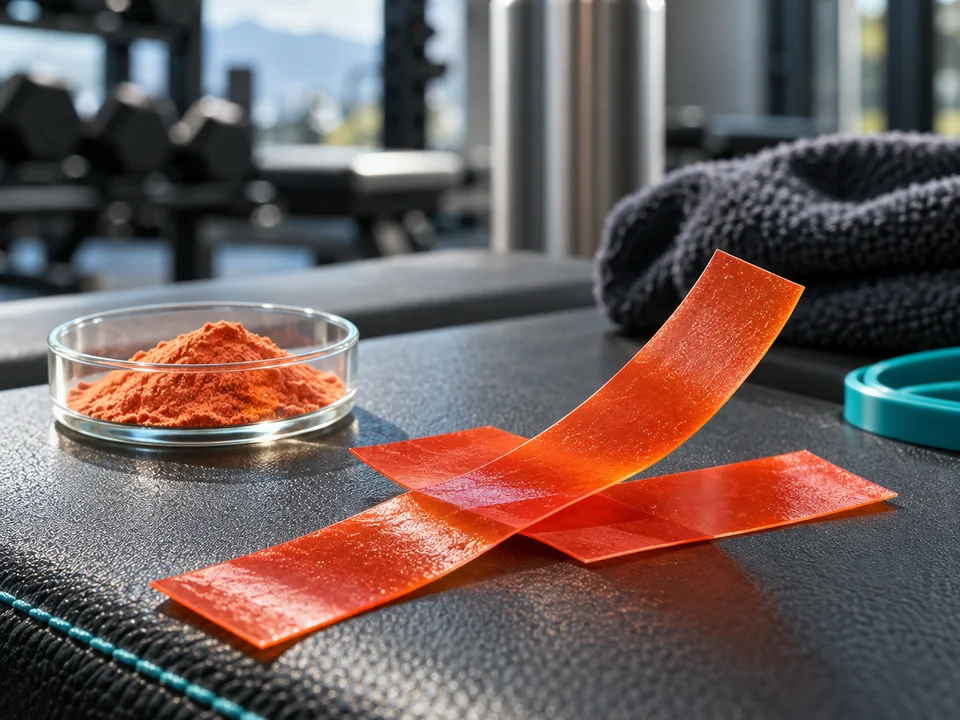 Energy and sports nutrition oral film strips